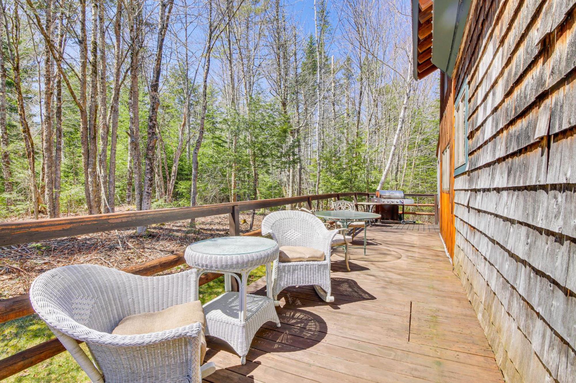 Rustic Searsport Cabin Loft And Sunroom On 10 Acres Luaran gambar